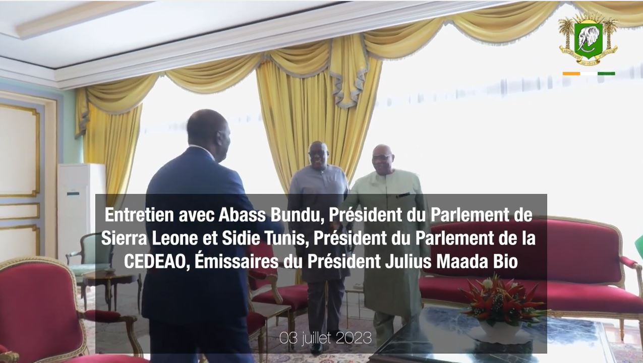Chef de l’Etat a échangé avec des Émissaires du Président Sierra Léonais_03072023_1