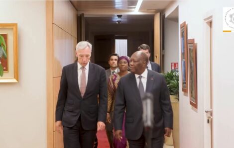Le Chef de l’Etat, SEM Alassane Ouattara, a eu un entretien avec le Ministre des Affaires Etrangères du Portugal.