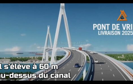 Futur pont au dessus du canal de Vridi : La Côte d’Ivoire se lance dans un pari incroyable.