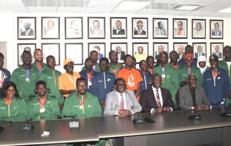 Côte d&rsquo;Ivoire/Jeux de la Francophonie 2023 : Les médaillés Ivoiriens reçoivent les encouragements du Gouvernement.