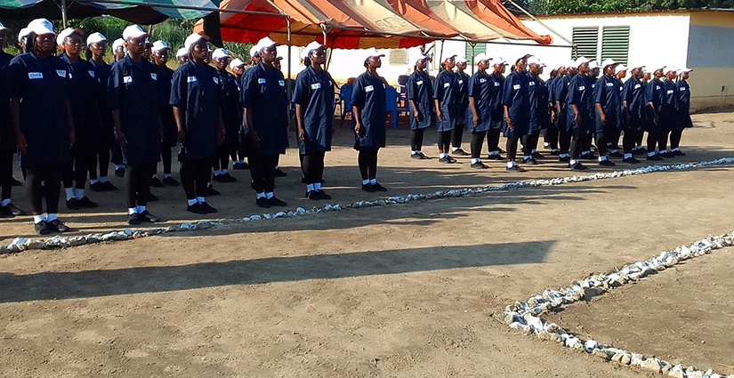 Côte d’Ivoire – AIP/Cent jeunes filles en situation de vulnérabilité formées au centre de service civique de Sassandra.