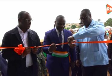 Daloa : Téné Birahima Ouattara inaugure le centre de santé Dominique Ouattara au quartier Orly.