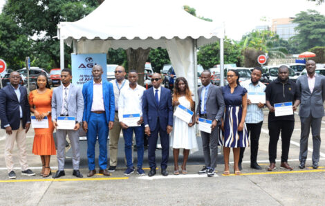 Côte d’Ivoire : La 1re promotion de l’École du transit d’ AGL fait sa sortie.
