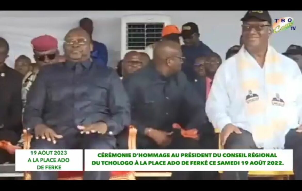 Côte d’Ivoire – AIP/ Hommage de cadres du Tchologo à Téné Birahima Ouattara pour ses actions de développement local.