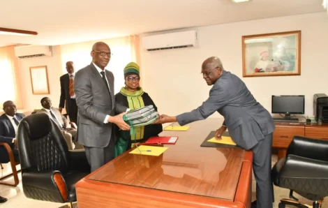 Côte d’Ivoire : le nouveau président du Conseil supérieur de la magistrature installé.