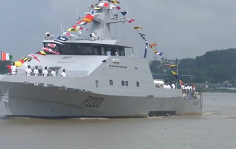 La Marine ivoirienne acquiert un nouveau patrouilleur [type Oceanic Patrol Vessel (OPV 45′)] [16/08/2023].
