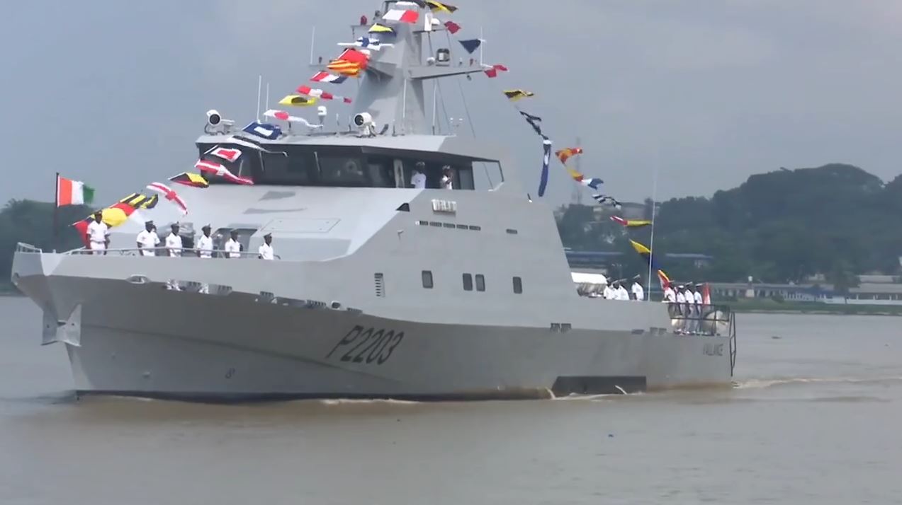La Marine ivoirienne acquiert un nouveau patrouilleur [type Oceanic Patrol Vessel (OPV 45′)] [16/08/2023].