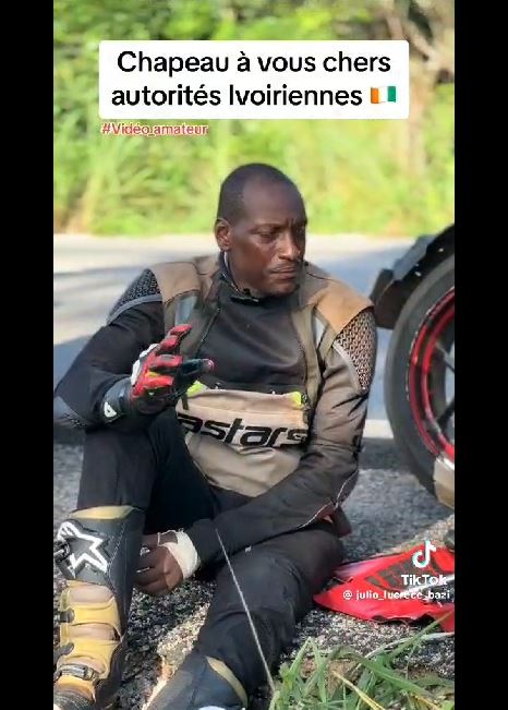 Motards_traversant _CIV_felicitent_autorites_Ivoiriennes_082023_2