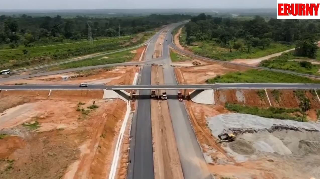 Côte d’Ivoire : l’autoroute du Nord section Tiébissou-Bouaké inaugurée le 24 août prochain.