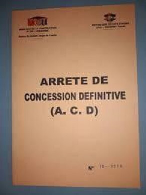 Arrêtés de Concession Definitive (ACD) : 60% des ACD demandés sur la période 2020-2022 délivrés.