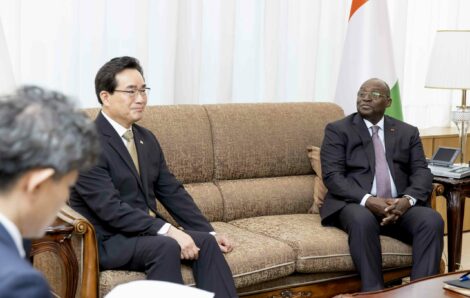 Diplomatie – Le Vice-Président de la République a échangé avec le Ministre de l’Agriculture de la Corée du Sud.