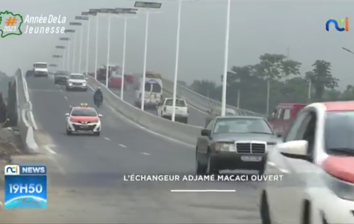 Côte d’Ivoire/ Commune d’Abobo: l’échangeur du carrefour MACACI ouvert provisoirement, ce lundi.