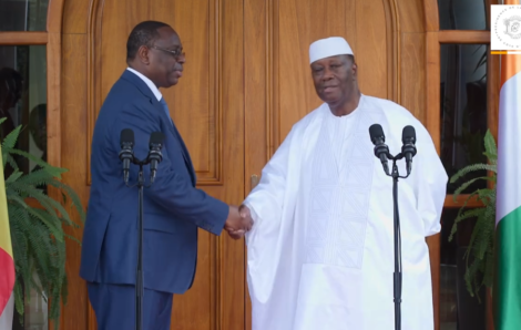 Le Chef de l’État a eu un entretien avec son homologue sénégalais, à Abidjan.