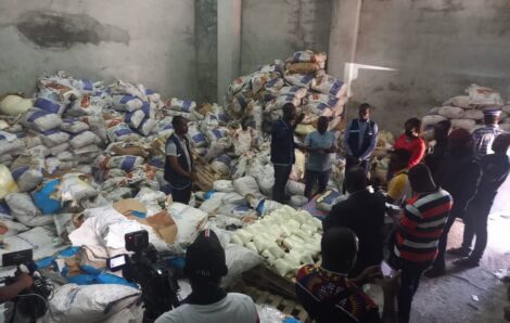Côte d’Ivoire : la Brigade de Contrôle Rapide (BCR) annonce la saisie d’ une importante quantité de lait en poudre périmé.