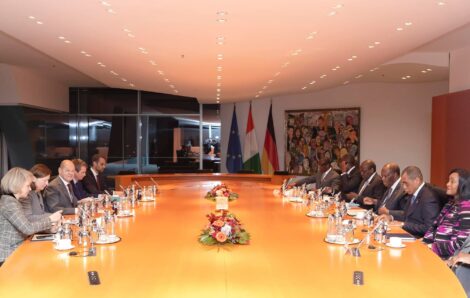 Le Chef de l’Etat a eu un entretien avec le Chancelier de la République Fédérale d’Allemagne, à Berlin