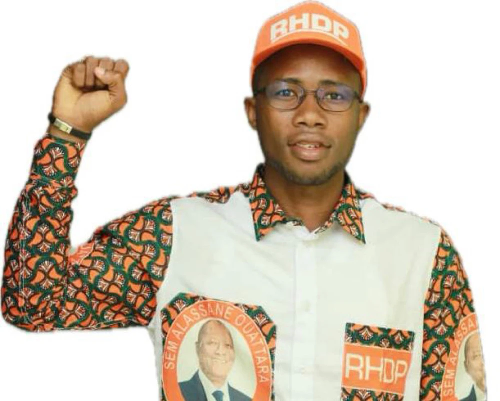 Politique congrès de l’union des jeunes du RHDP : Le candidat Adolfaze Bamba pour le renouveau de la jeunesse du parti.