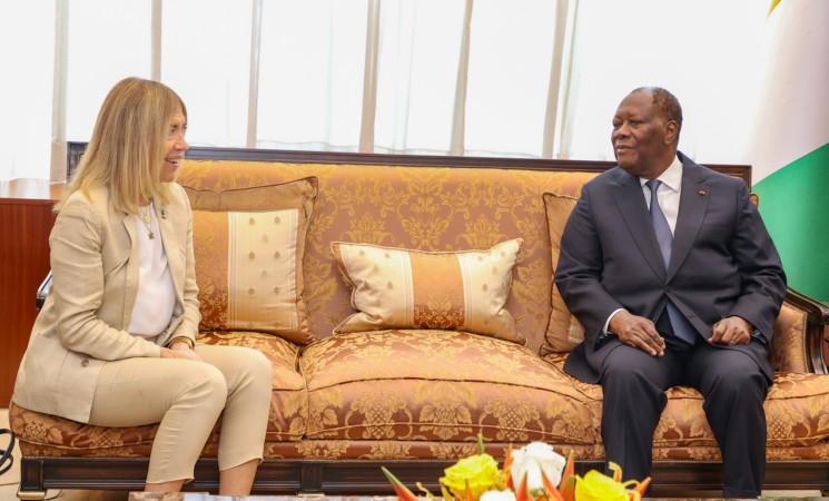 Le Chef de l’État, SEM Alassane Ouattara, Président de la République a échangé avec la Présidente Directrice Générale de France Médias Monde