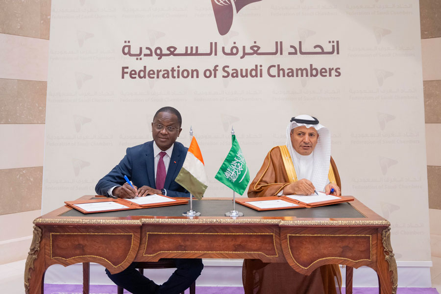 Economie – Coopération : le Patronat ivoirien signe un mémorandum avec le Secteur privé saoudien.