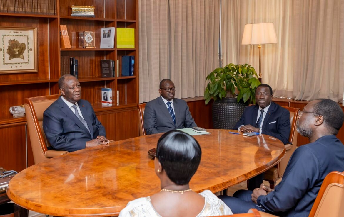 Le Chef de l’État, SEM Alassane Ouattara, a échangé avec le Président de la Commission de la CEDEAO.