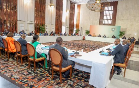 Conseil des ministres du mercredi 20 décembre 2023 présidé par SEM Alassane Ouattara Président de la République.