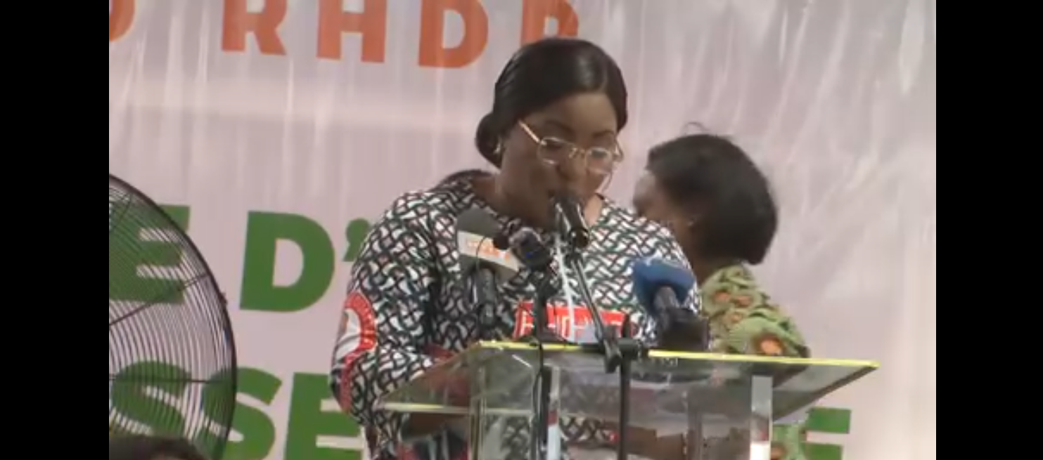 Politique – N’Guessan Harlette Badou élue présidente nationale de l’Union des femmes du RHDP.