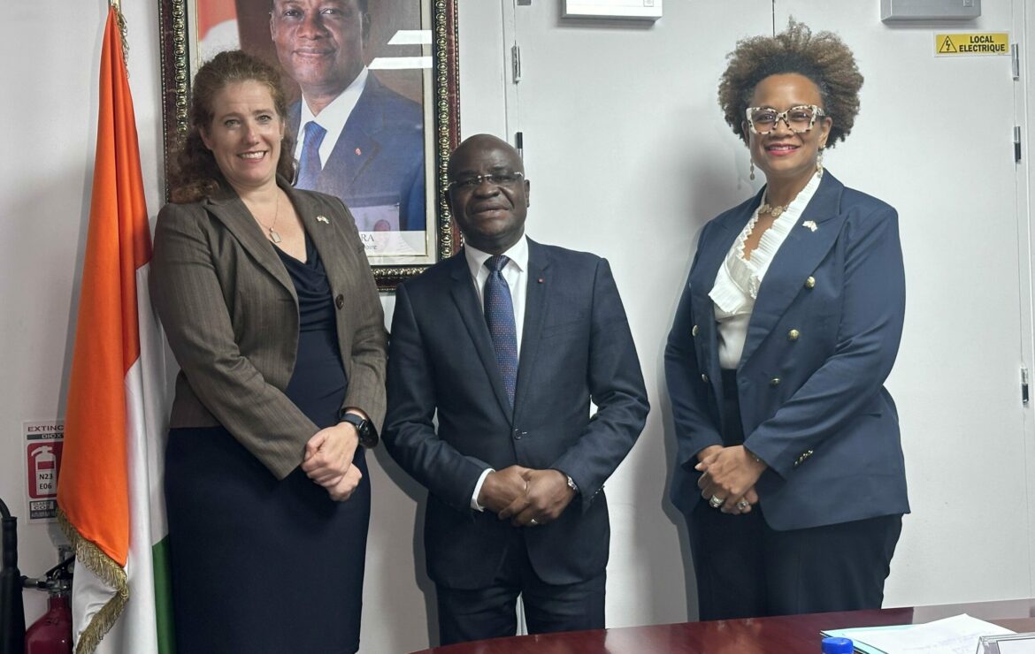 Coopération : les États Unis d’Amérique apportent leur appui à la transition numérique et digitale engagée par la Côte d’Ivoire.