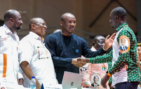 Côte d’Ivoire : Koné Mamadou élu président de l’Union des jeunes du parti au pouvoir.