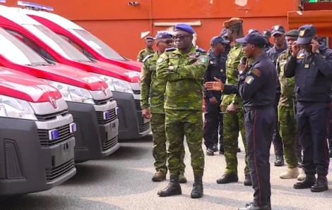 Politique – Risques d’incendie et protection des usagers de la route pendant la CAN / Gal Lassina Doumbia :  » le GSPM est en mesure de faire face à ses charges… « .