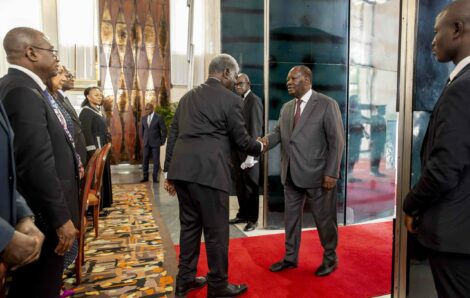 Mot de SEM Alassane Ouattara Président de la République de Côte d’Ivoire à l’occasion du conseil des ministres du 04/01/2024.