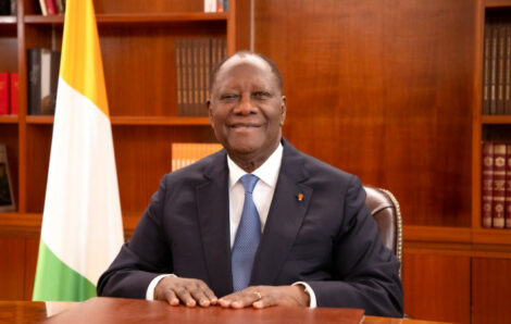 SEM Alassane Ouattara Président de la République de Côte d’Ivoire.