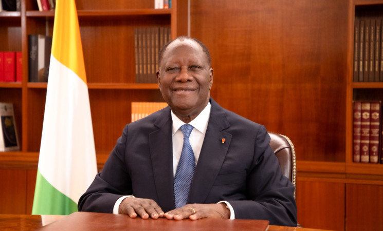 SEM Alassane Ouattara Président de la République de Côte d’Ivoire.