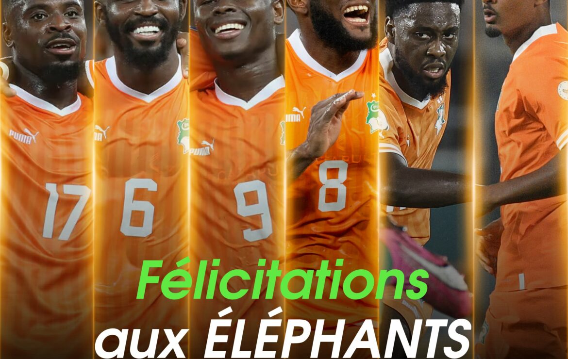CAN 2023 : Les Éléphants de Côte d’Ivoire battent les champions en titre et se qualifient en 1/4 de finale.