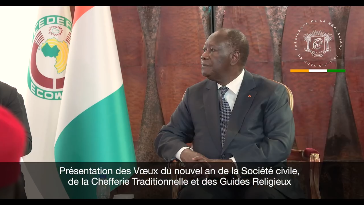 Vœux de SEM Alassane Ouattara, Président de la République de Côte d’Ivoire au monde Académique, aux entreprises publiques, au secteur privé et à la société civile.