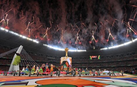 Côte d’Ivoire/ Football : Ouverture de la 34ème édition de la CAN au stade Alassane Ouattara d’Ébimpé dans une ambiance festive.