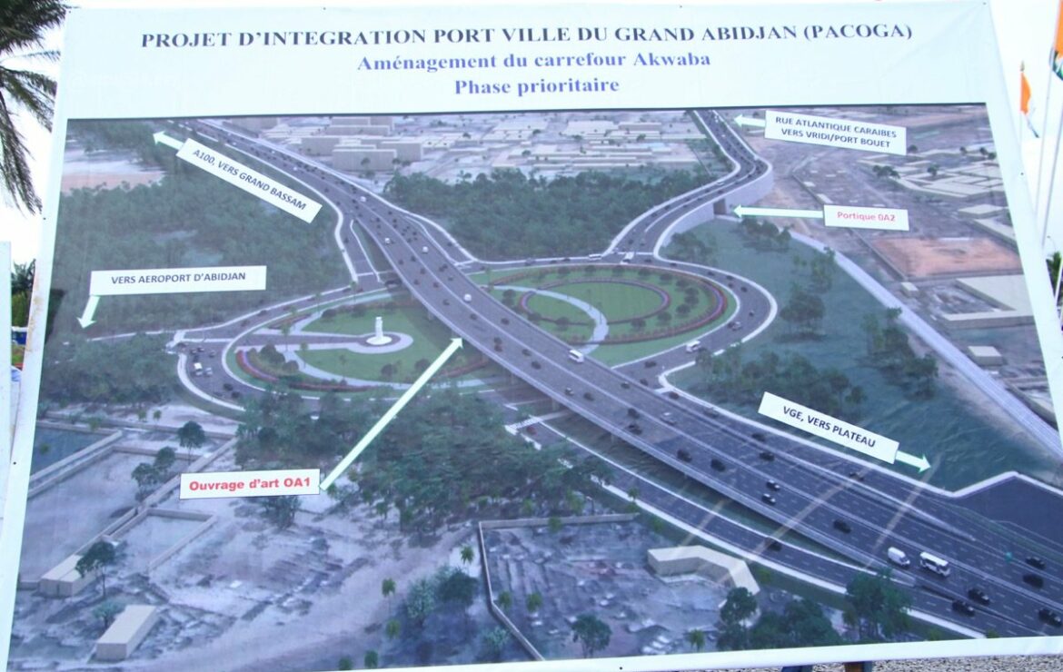 Côte d’Ivoire /Travaux d’aménagement du carrefour Akwaba : modification du plan de circulation au niveau du giratoire à partir du 6 janvier.