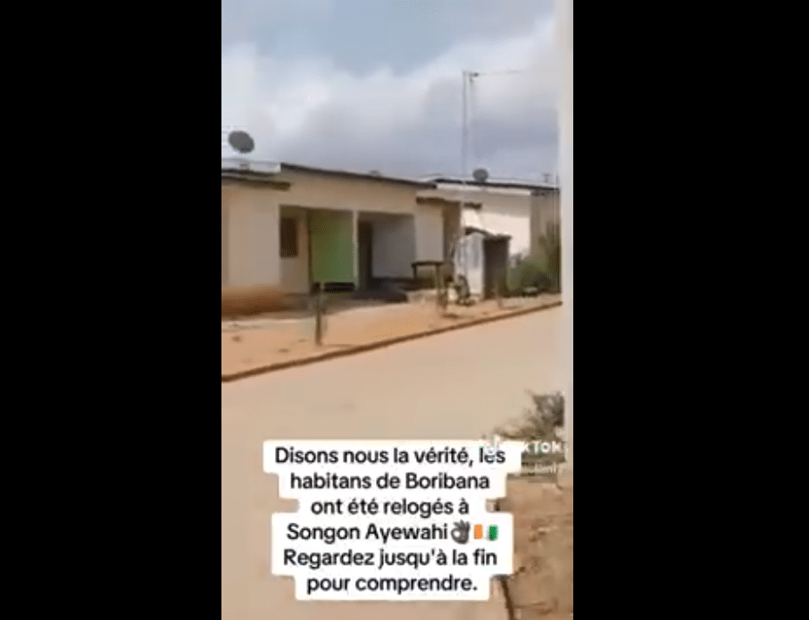 Les Charognards : sachez que les habitants de Boribana ont été relogés à Songon Ayewahi (Voir Vidéo et écoutez)..