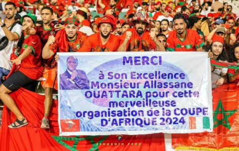 CAN 2023 : les Marocains envoient un message émouvant au Président Alassane Ouattara (photo).