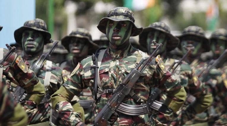Environ 14.000 soldats déployés pour sécuriser la fête de Pâques en Côte d’Ivoire.