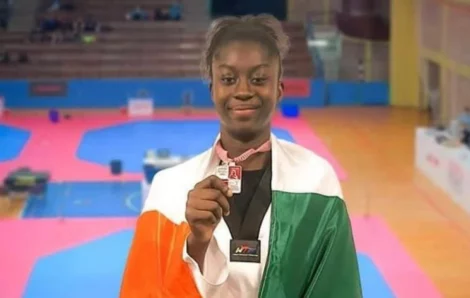 Sport – Taekwondo : L’Ivoirienne Kimi Laurene Ossin décroche la médaille d’or en Espagne.