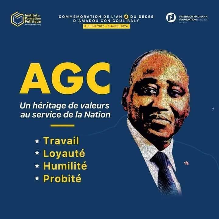 Côte d’Ivoire : commémoration de l’an 4 du décès de l’ex-Premier ministre Amadou Gon Coulibaly.