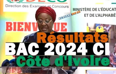 Côte d’Ivoire /Baccalaureat 2024 : le taux de réussite s’élève à 34,17% contre 32,09% en 2023.