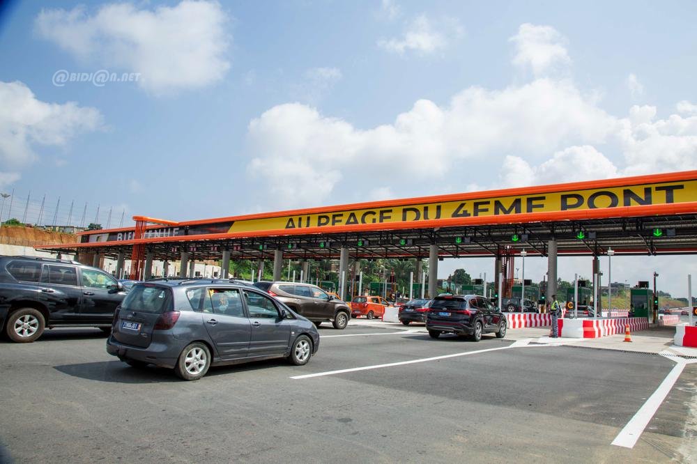 Côte d’Ivoire : mise en service officielle du poste à péage du 4ème pont.