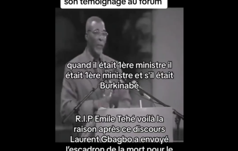 Le discours émouvant d’Emile Téhé qui a valu à son assassinat juste après par l’escadron de la mort sous Laurent Gbagbo.