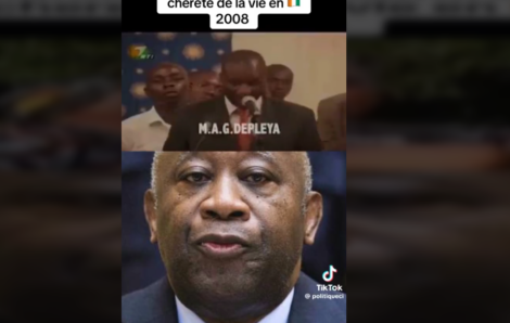 Gbagbo laurent massacrait simplement ceux qui disaient que la vie était chère. Ecoutez cette vidéo de 2008.