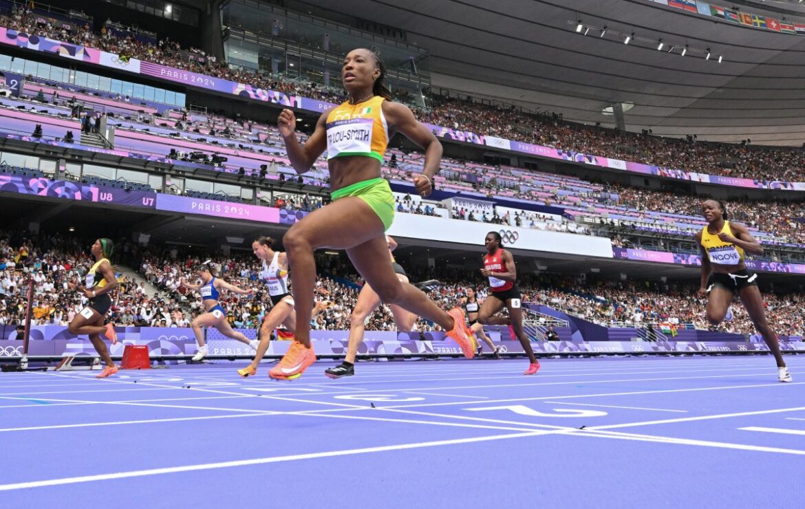 Women’s 100m JO 2024 Paris : Marie Josée Ta Lou termine première de sa série à 10’87.