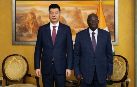 Le Vice-Président de la République a échangé avec les Dirigeants des compagnies HUAWEI et COMPLANT, à Beijing.
