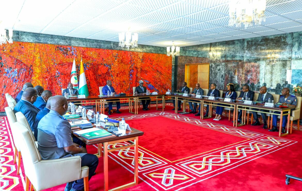 Communiqué du Conseil National de Sécurité présidé par SEM Alassane Ouattara, Président de la République, Chef de l’état.
