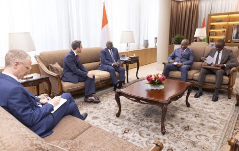 Le Vice-Président de la République a échangé avec l’Ambassadeur de Suisse en Côte d’Ivoire.