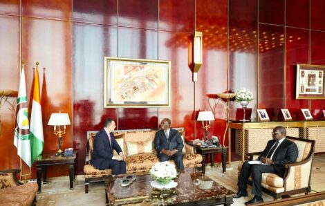 Le Chef de l’État a eu un entretien avec le coordonnateur résident des activités opérationnelles du Système des Nations Unies en Côte d’Ivoire.