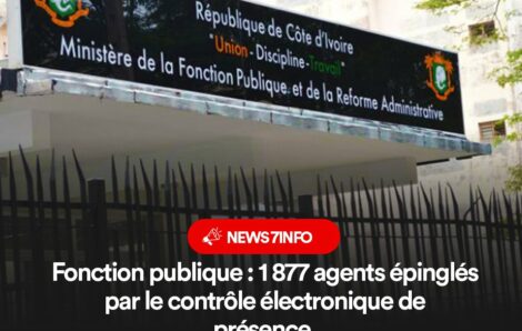 1.877 agents absents : Le gouvernement ivoirien renforce le contrôle des effectifs des fonctionnaires.